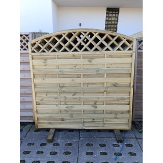 Płot lamelowy Elwira Dud