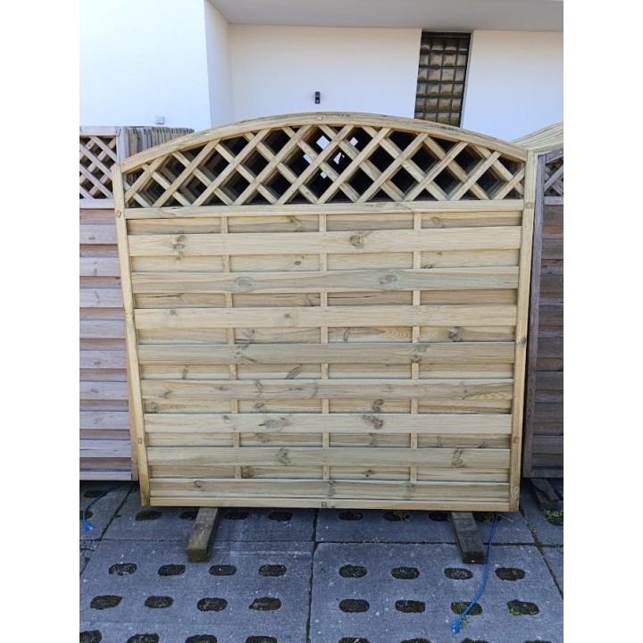 Płot lamelowy Elwira Dud