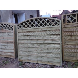 Płot Elwira z kratką