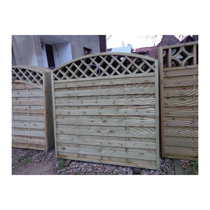 Płot Elwira z kratką