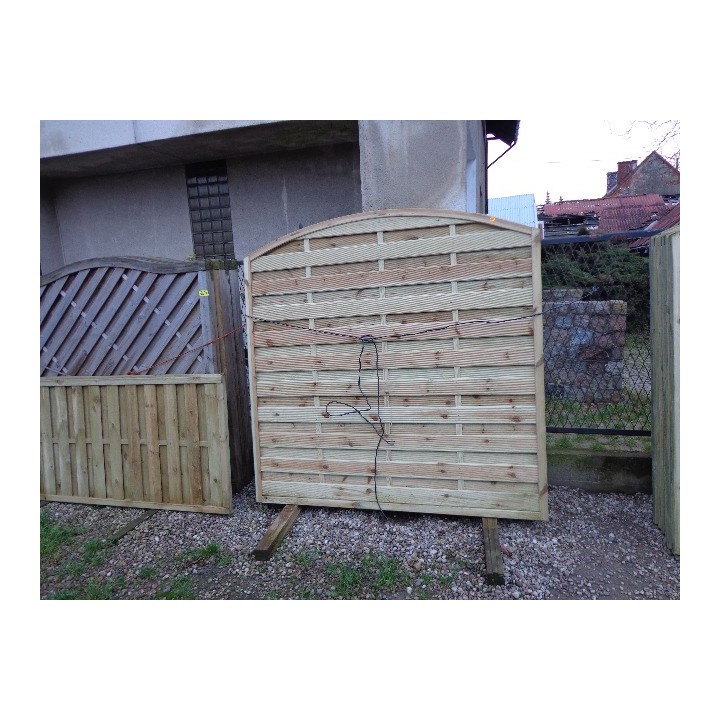 Płot lamelowy Elwira Dud