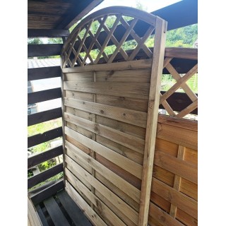 Płot Elwira z kratką